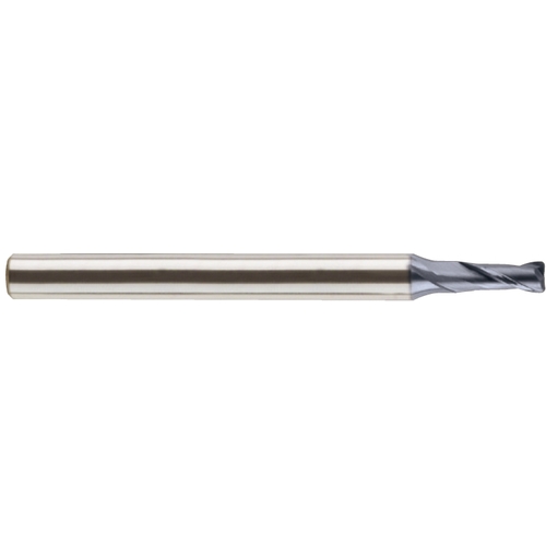 ‎Corner Radius End Mill; 5/16″ Dia. × 3/4″ LOC × 5/16″ Shank Dia. × 2-3/4″ OAL ; 2 FL ; Carbide ; AlCrN ; Series GMF18